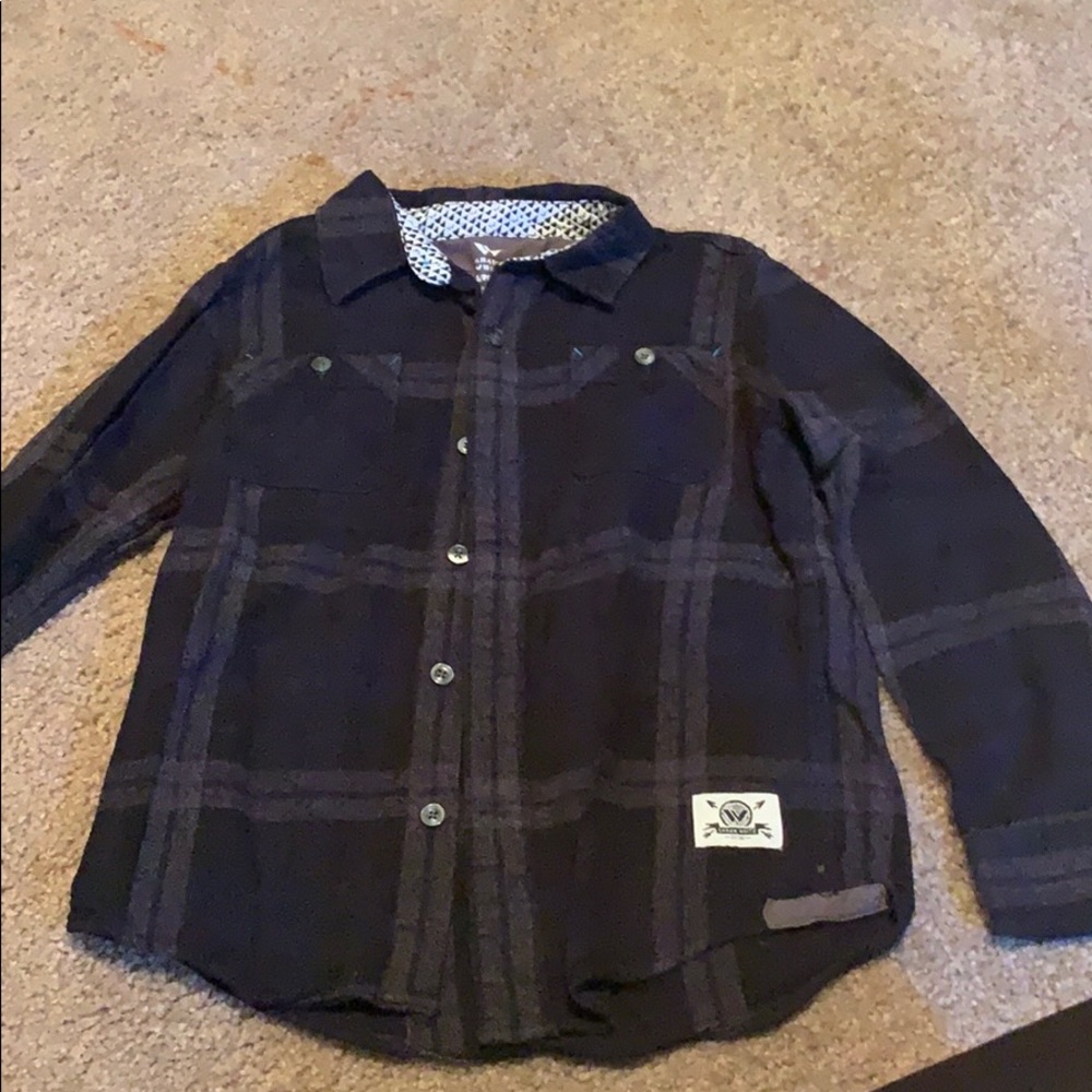 Boys long sleeve button up